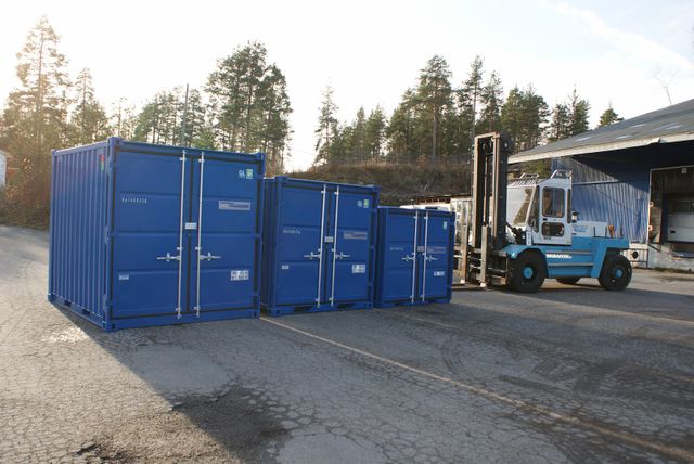 CONTENTOR DE TRANSPORTE DE 10 PÉS COM PORTA DUPLA (NOVO)