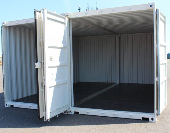 2 contentores ZAAGLOODS de 20 pés de altura