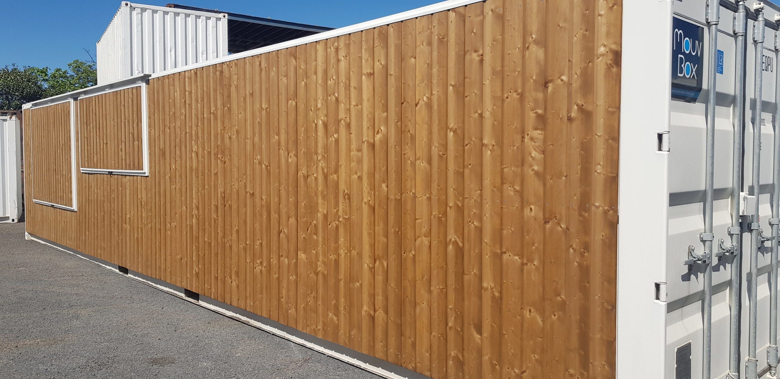 CONTENTORES DE BAR DE MADEIRA DE 40 PÉS