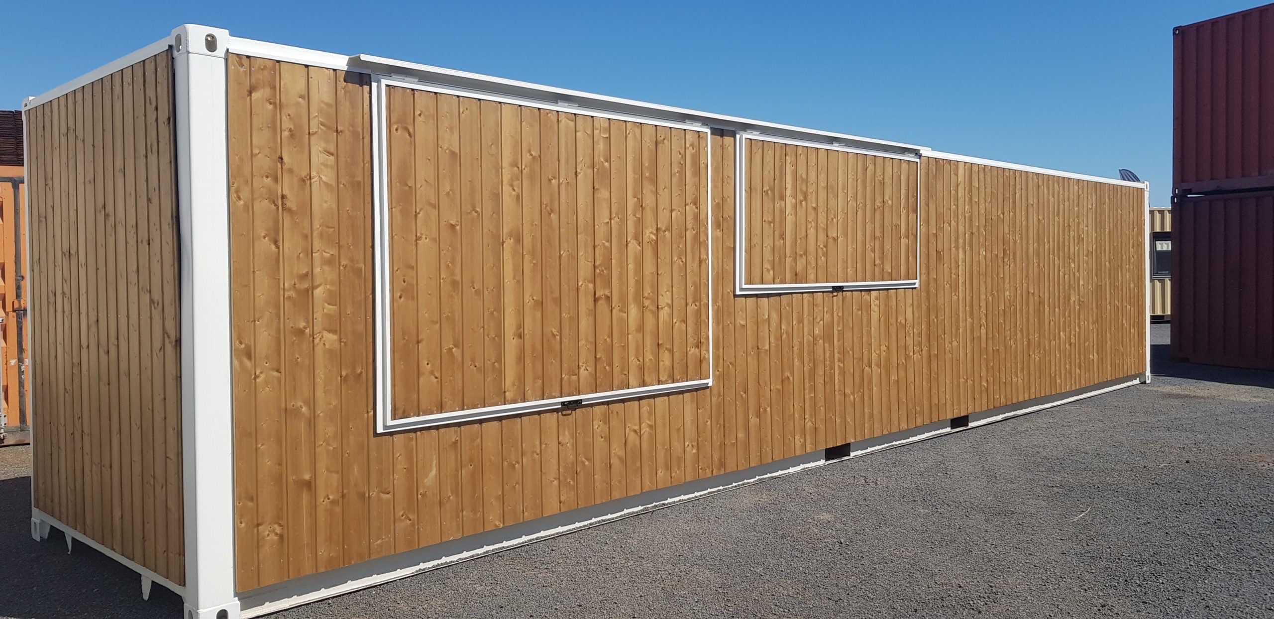 CONTENTORES DE BAR DE MADEIRA DE 40 PÉS