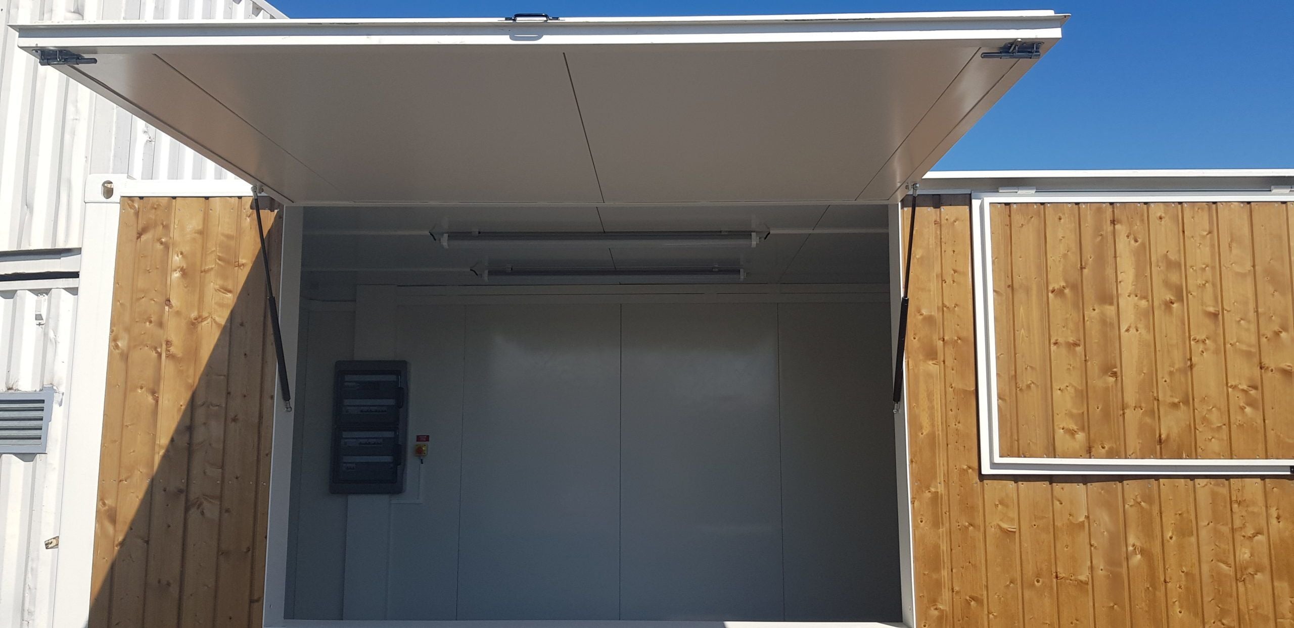 CONTENTORES DE BAR DE MADEIRA DE 40 PÉS