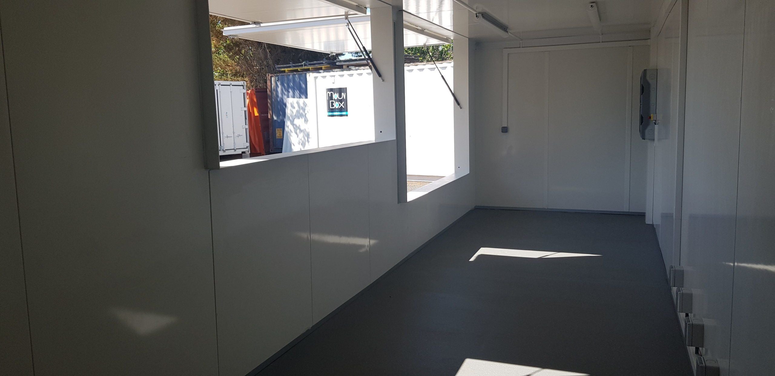 CONTENTORES DE BAR DE MADEIRA DE 40 PÉS