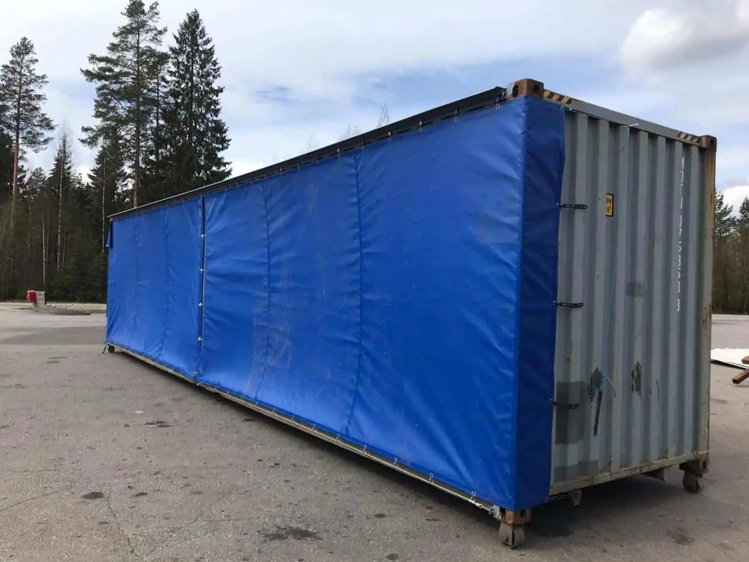 contentor de lona de 40 pés