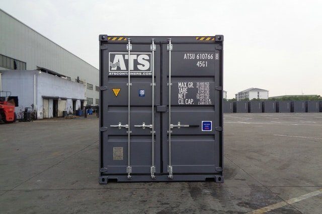 CONTENTOR NOVO DE 40 PÉS, CUBO COM PORTA DUPLA ALTA