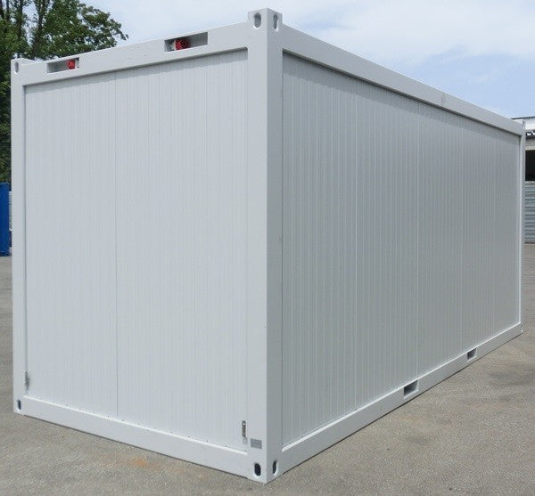 Módulo contentor de 20 pés + 2 janelas + 1 porta