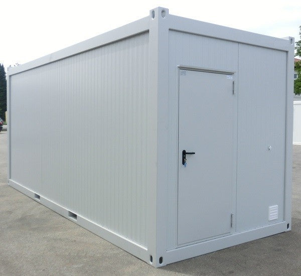 Módulo contentor de 20 pés + 2 janelas + 1 porta