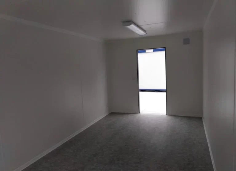 Escritório contentor preto 6x3 com inspeção técnica (IVA incluído)