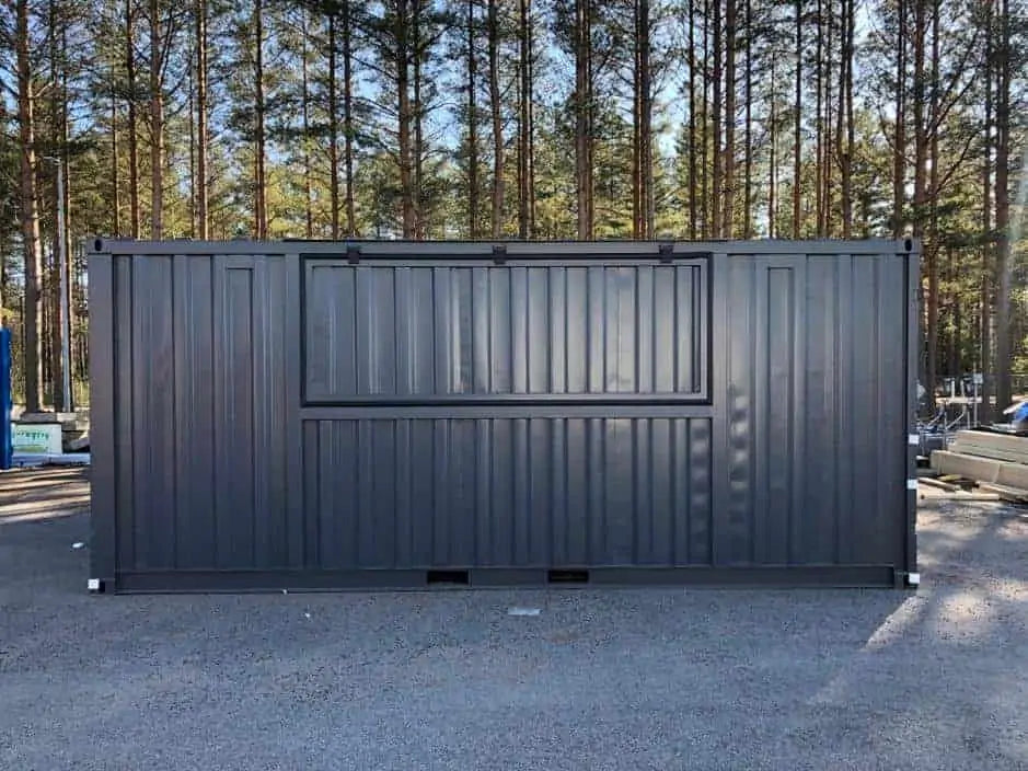 contentor quiosque de 20 pés