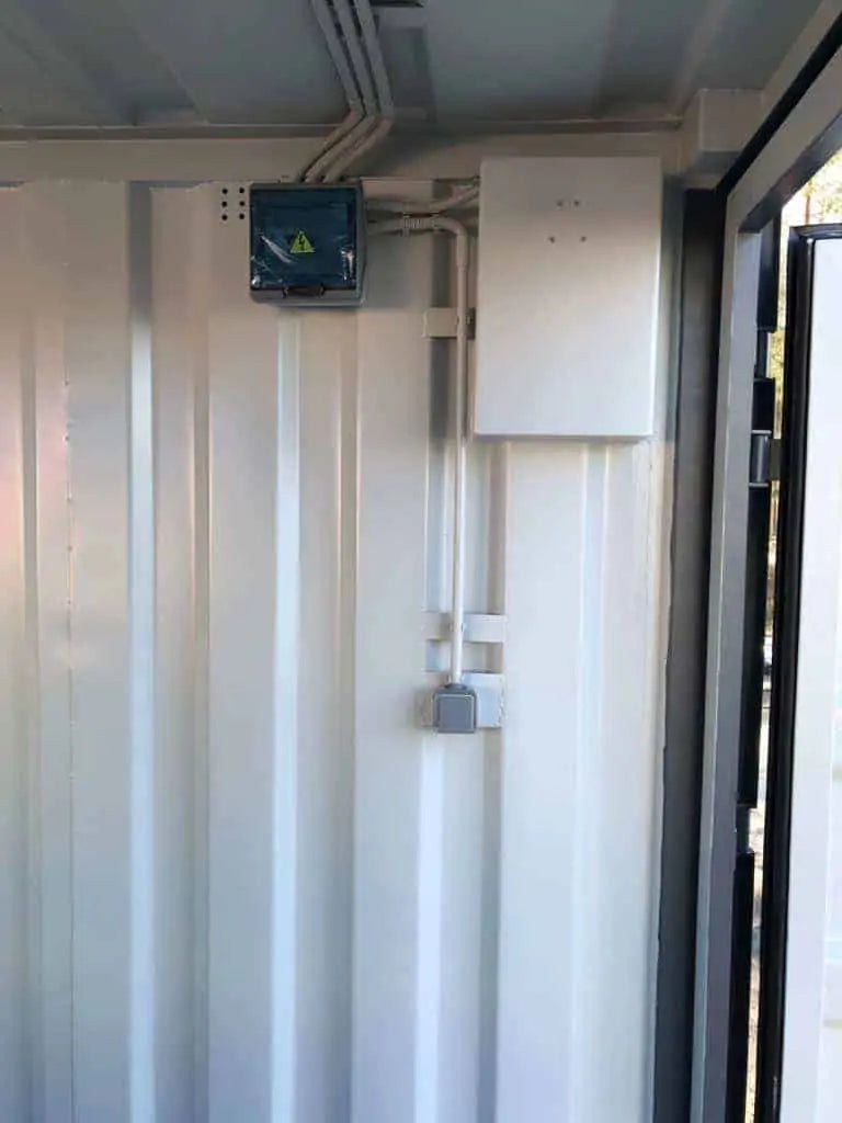 contentor quiosque de 20 pés