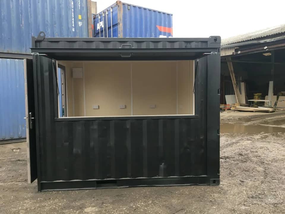 Contentor marítimo de 3m x 2,4m para alimentos/hambúrgueres/cafés - Birmingham