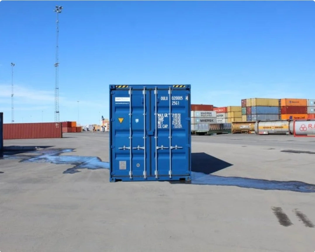 Contentor isolado de 20 pés