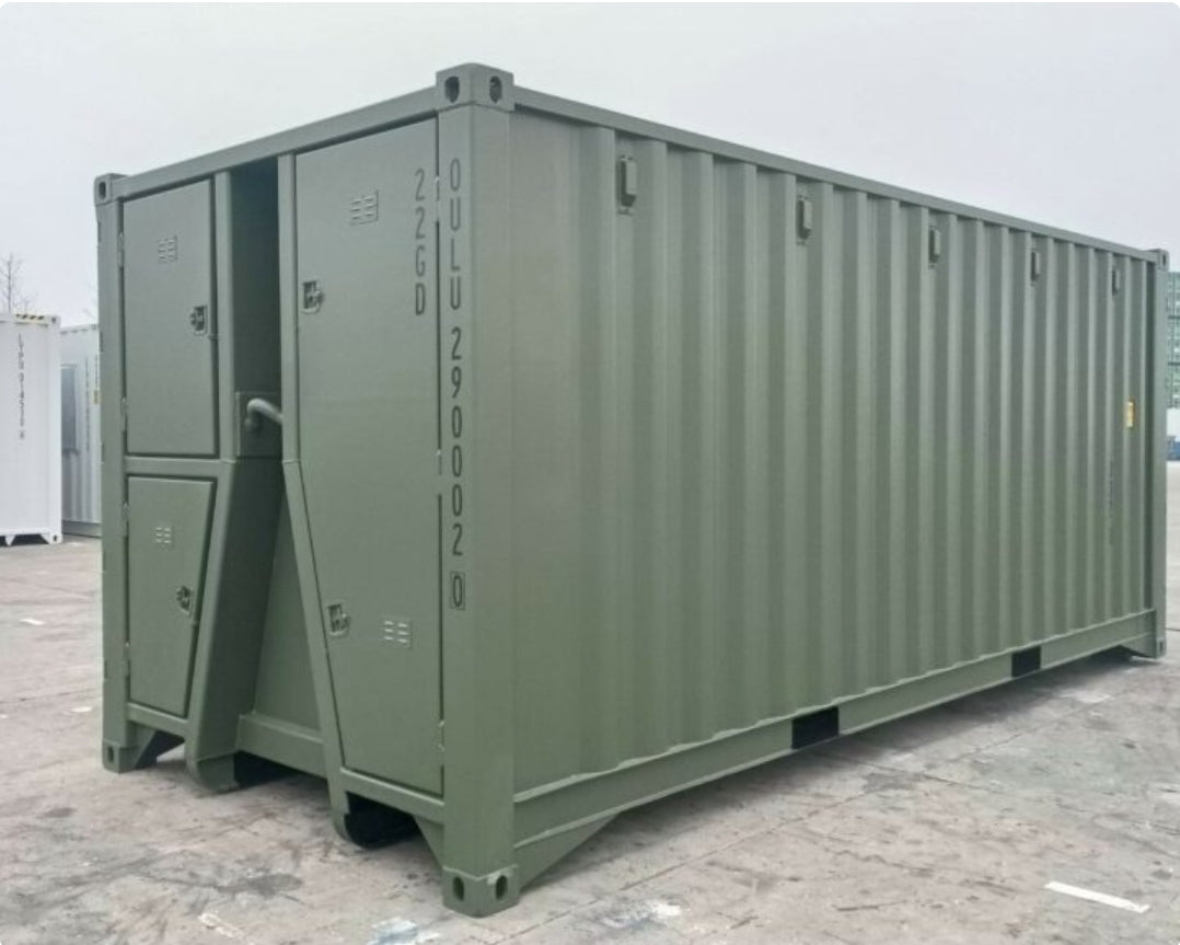 Contentor com 20 acessos laterais completos