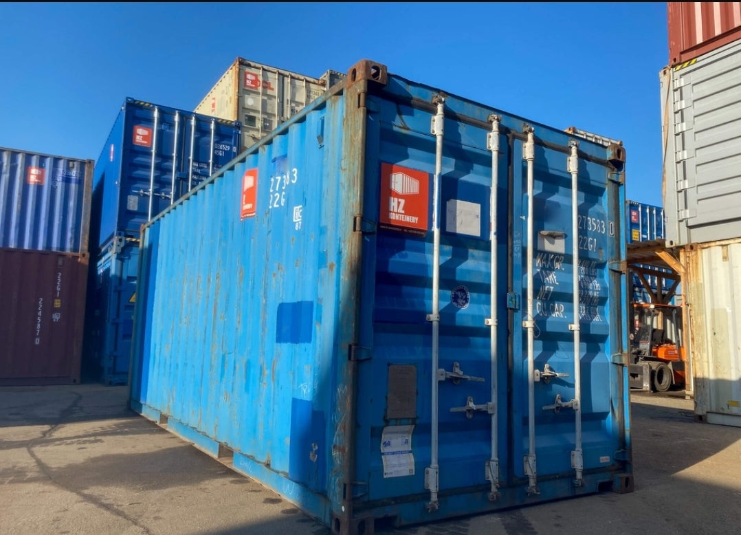 CONTENTOR DE TRANSPORTE USADO DE 20 PÉS