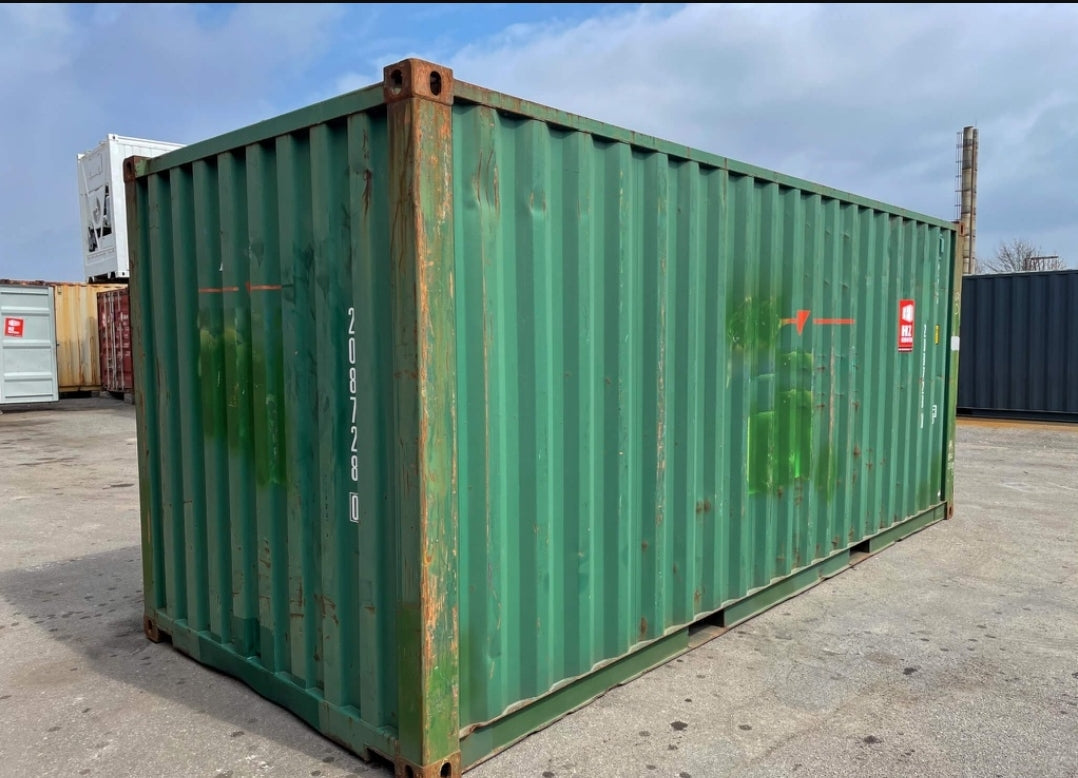 CONTENTOR DE TRANSPORTE USADO DE 20 PÉS