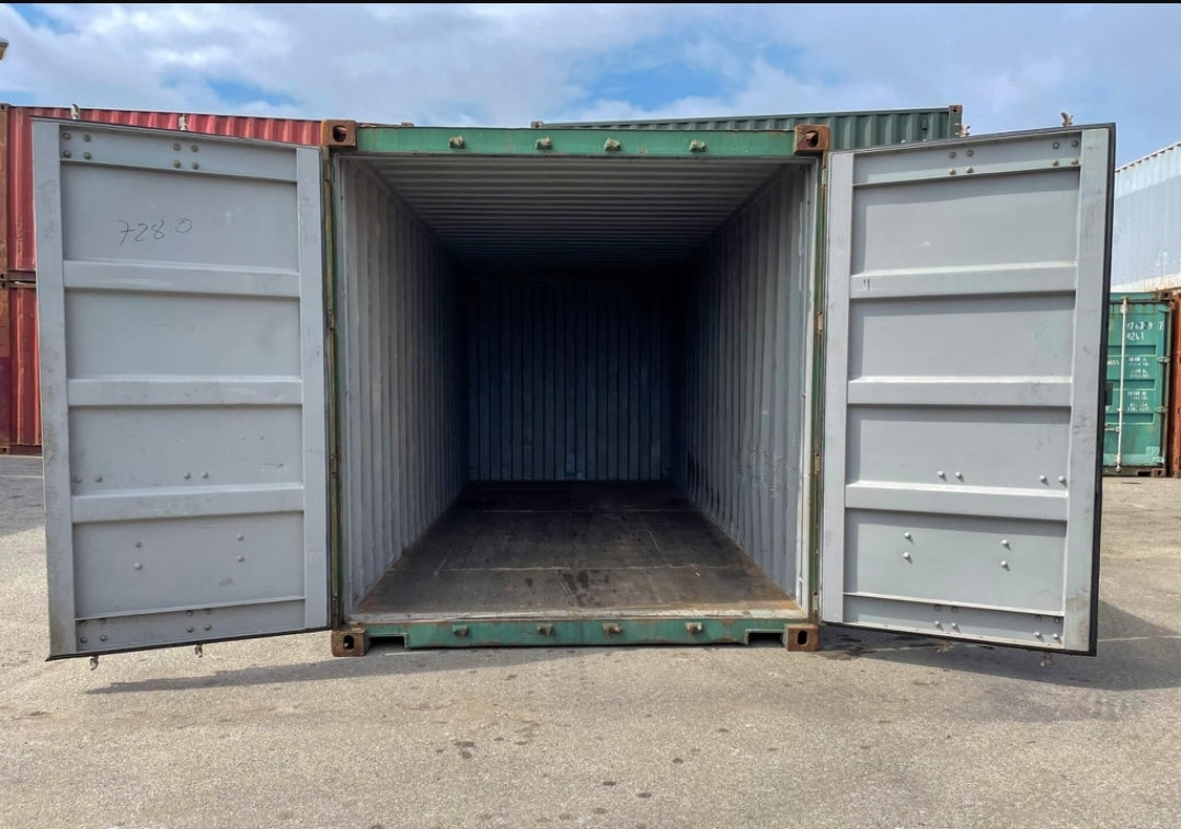 CONTENTOR DE TRANSPORTE USADO DE 20 PÉS