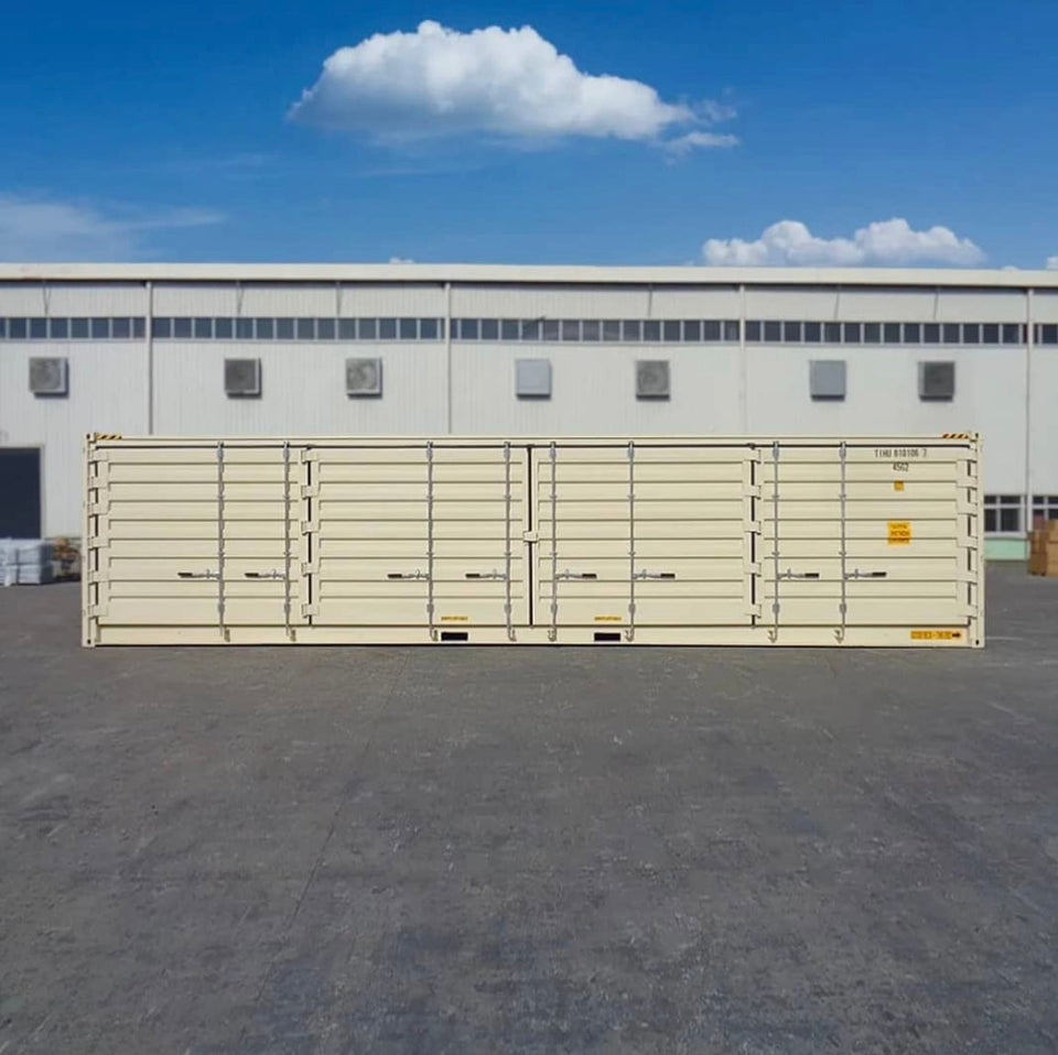 CONTENTOR DE TRANSPORTE MARÍTIMO "ABERTO" DE 40 PÉS - NOVO