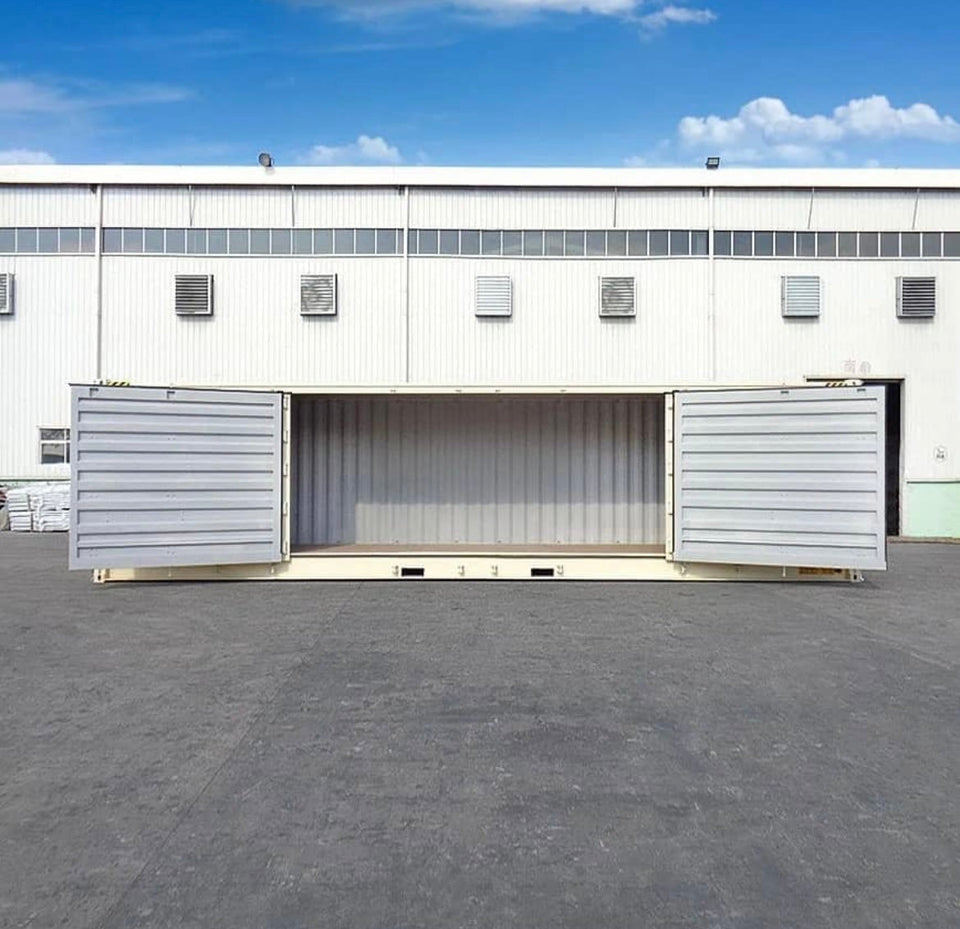 CONTENTOR DE TRANSPORTE MARÍTIMO "ABERTO" DE 40 PÉS - NOVO