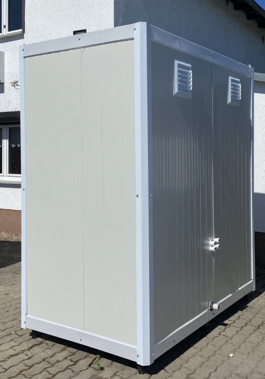 CONTENTOR SANITÁRIO 1,30 x 2,05 M COM DUCHE DUPLO