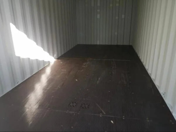 CONTENTOR DE TRANSPORTE DE 20 PÉS, BRANCO - NOVO