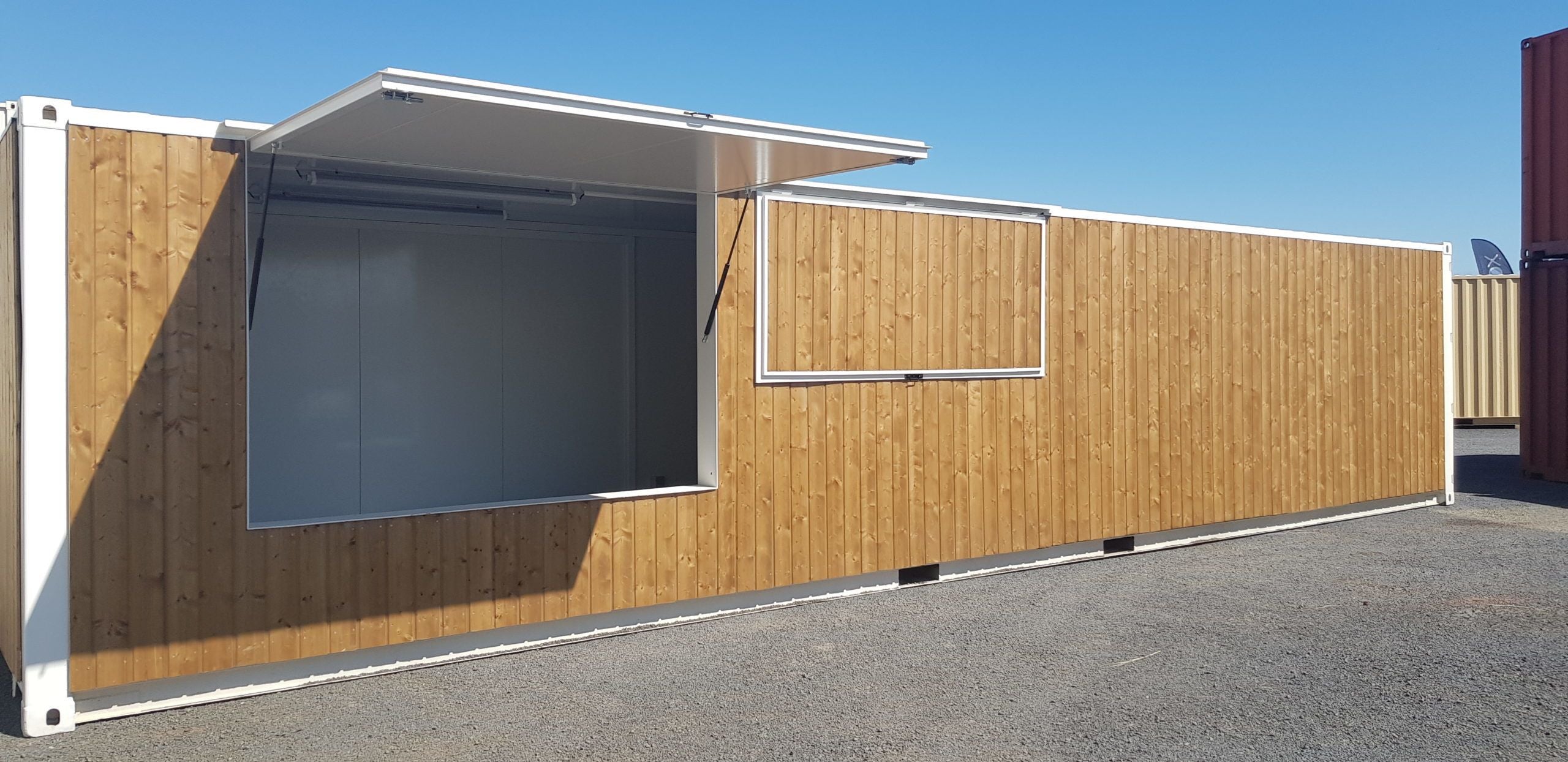 CONTENTORES DE BAR DE MADEIRA DE 40 PÉS