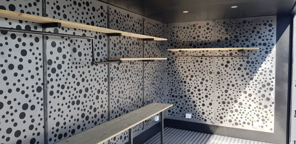 CONTENTOR DE TRANSPORTE SECO DE 20 PÉS COM LATERAL ABERTA "SHOP-BOX"