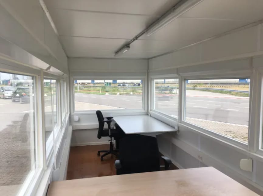 Contentor de observação de 20 pés
 Dimensões externas