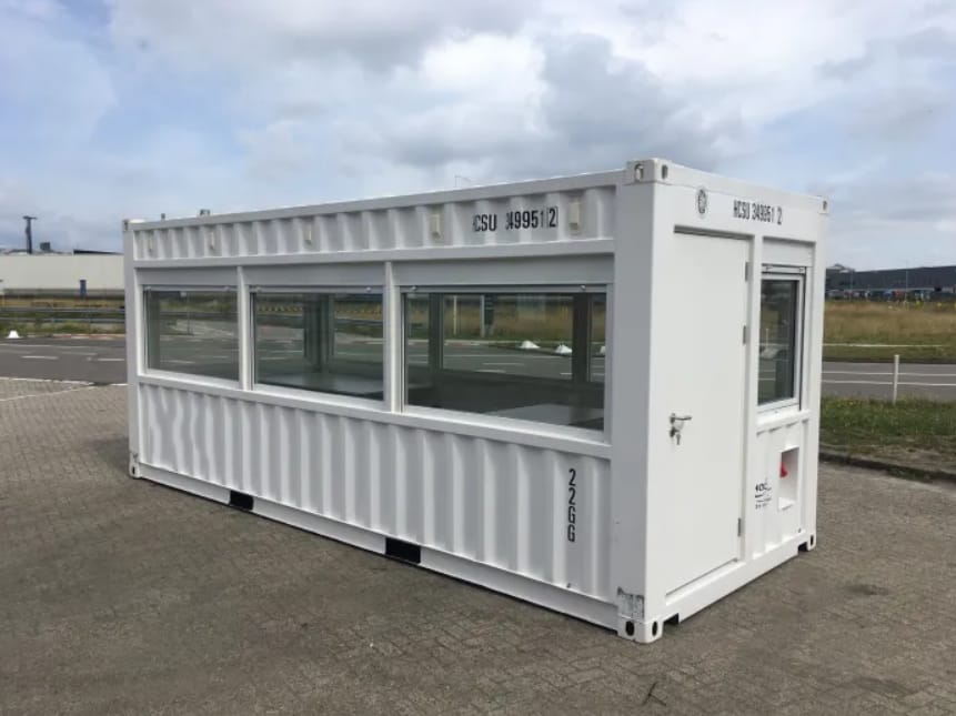 Contentor de observação de 20 pés
 Dimensões externas