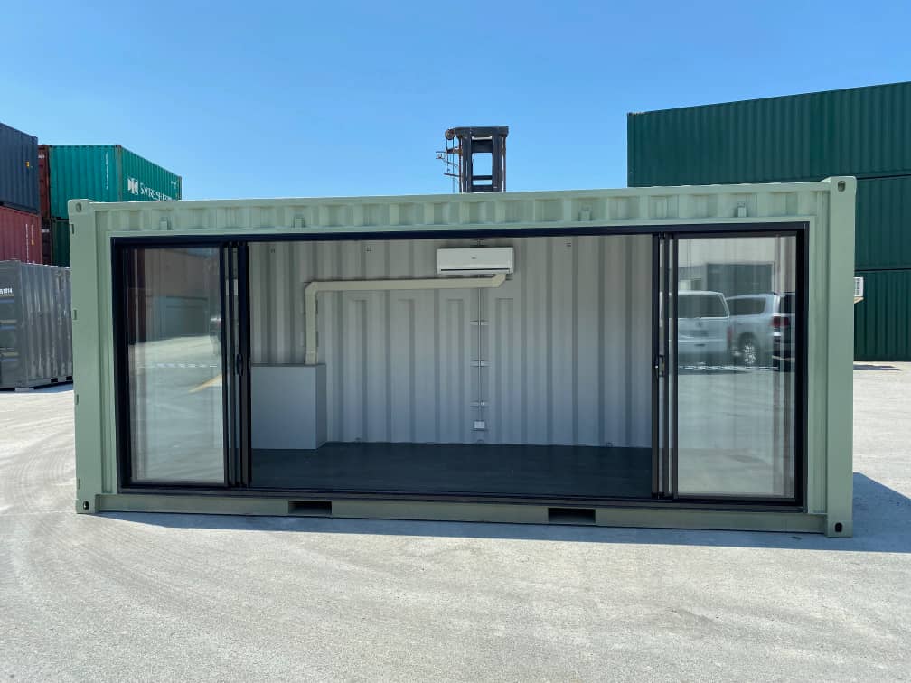 Novo contentor de escritório de 20 pés