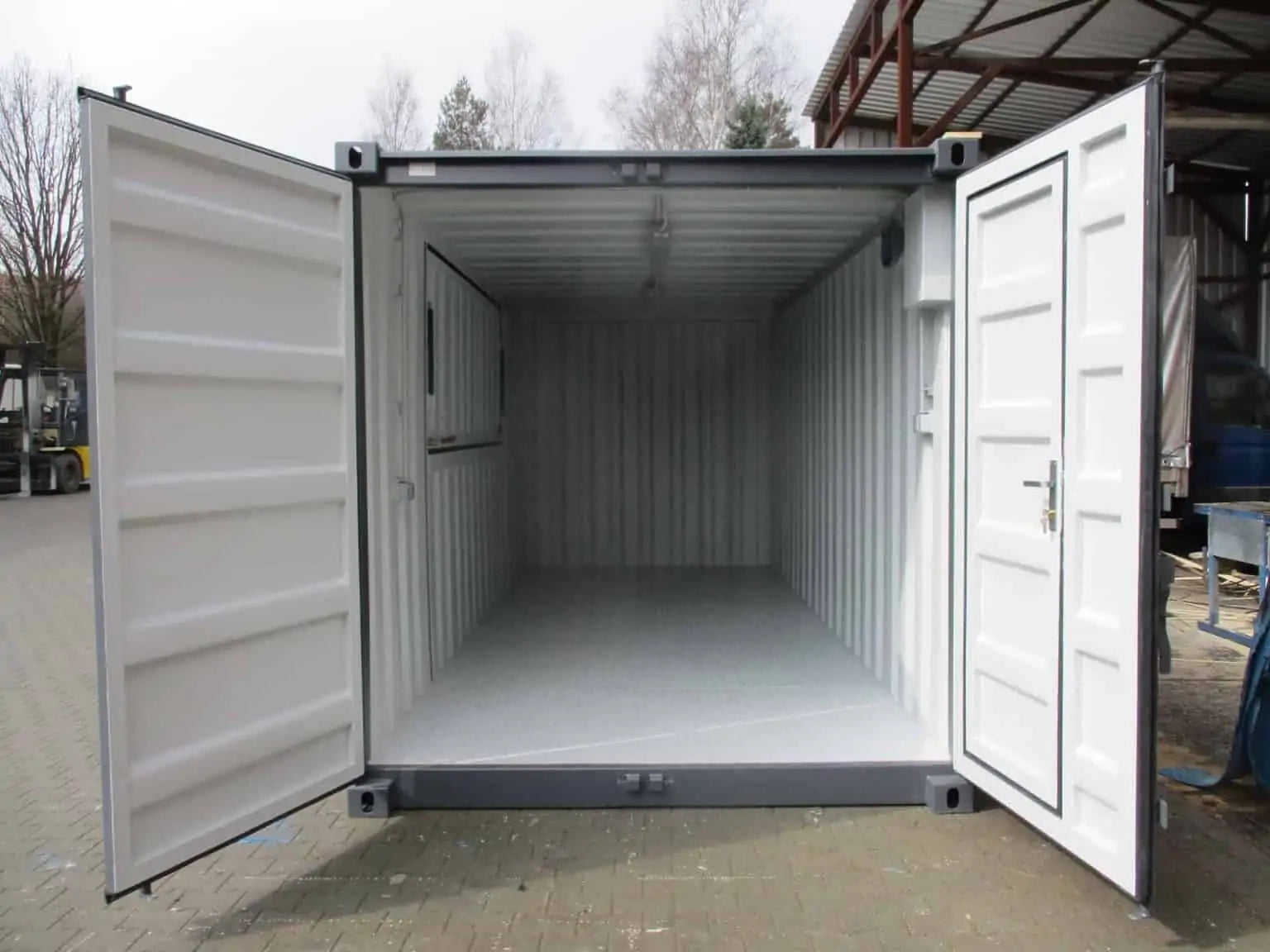 contentor quiosque de 20 pés