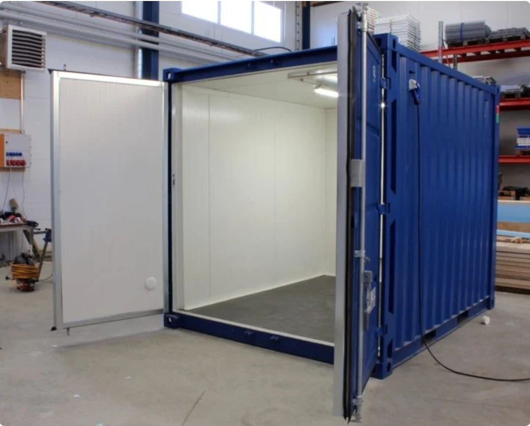 contentor isolado de 10 pés