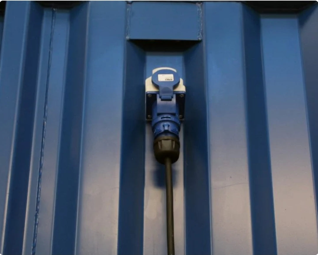 Contentor isolado de 20 pés