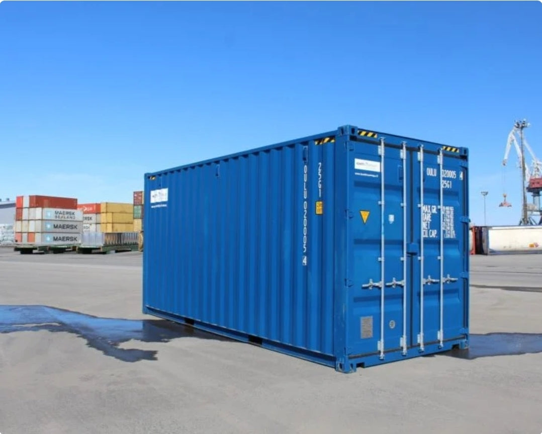 Contentor isolado de 20 pés