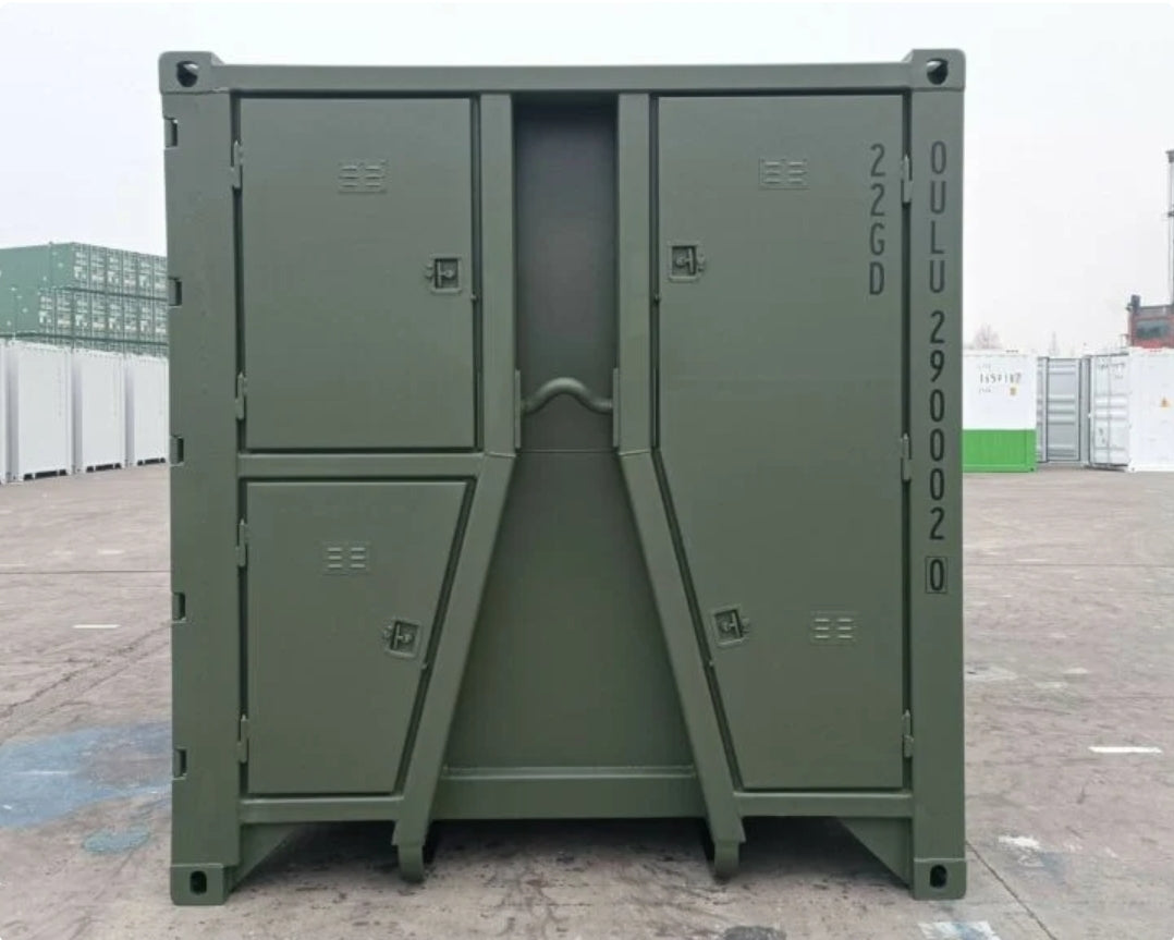 Contentor com 20 acessos laterais completos