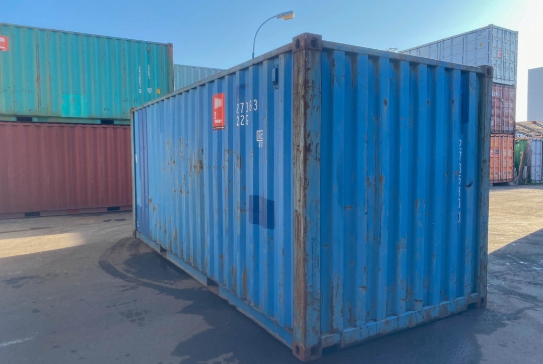 CONTENTOR DE TRANSPORTE USADO DE 20 PÉS