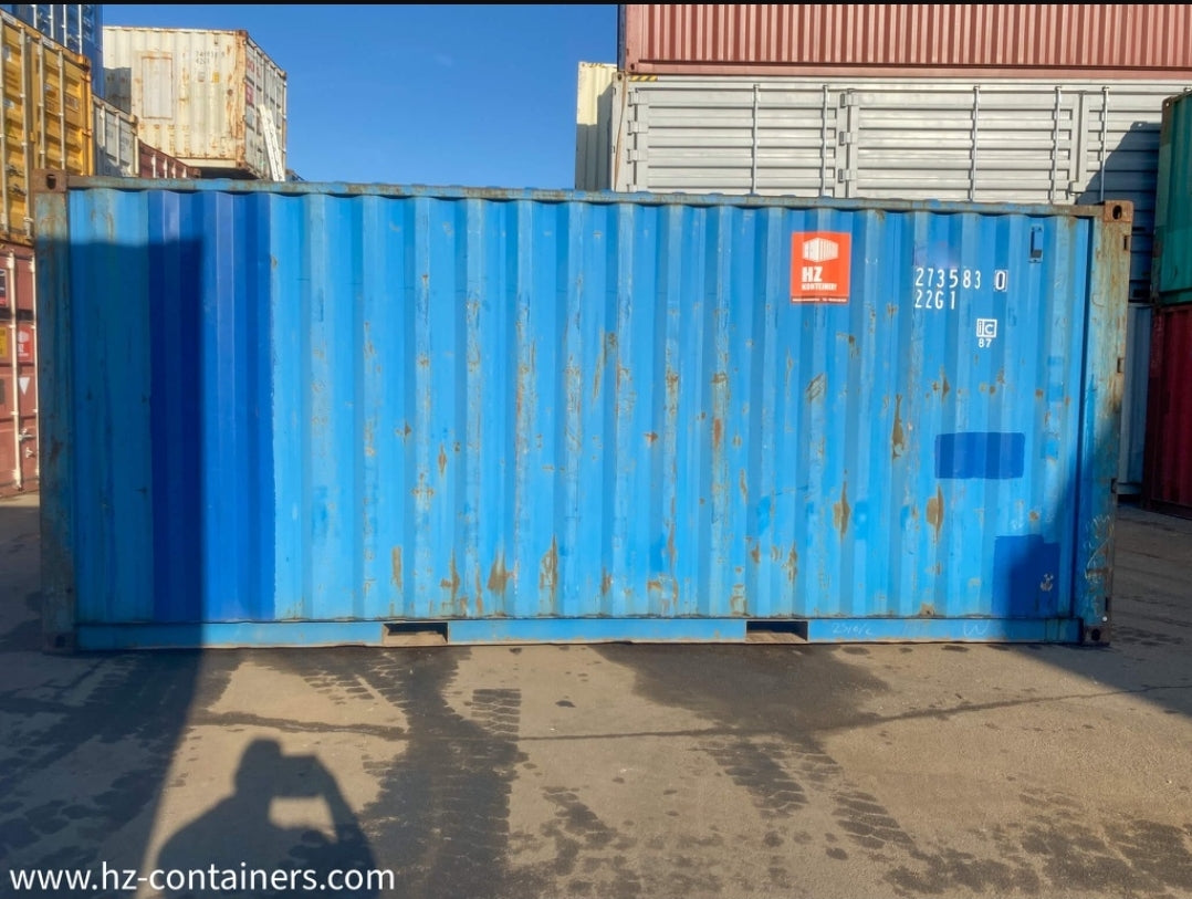 CONTENTOR DE TRANSPORTE USADO DE 20 PÉS