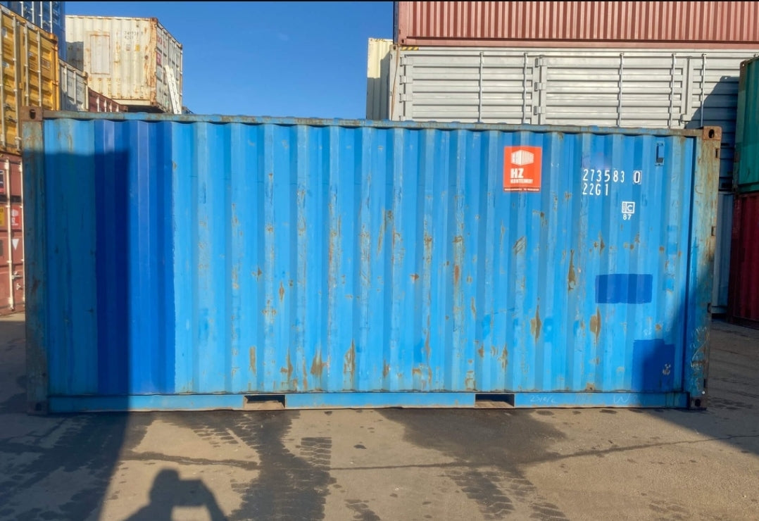 CONTENTOR DE TRANSPORTE USADO DE 20 PÉS