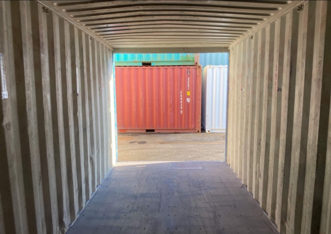 CONTENTOR DE TRANSPORTE USADO DE 20 PÉS