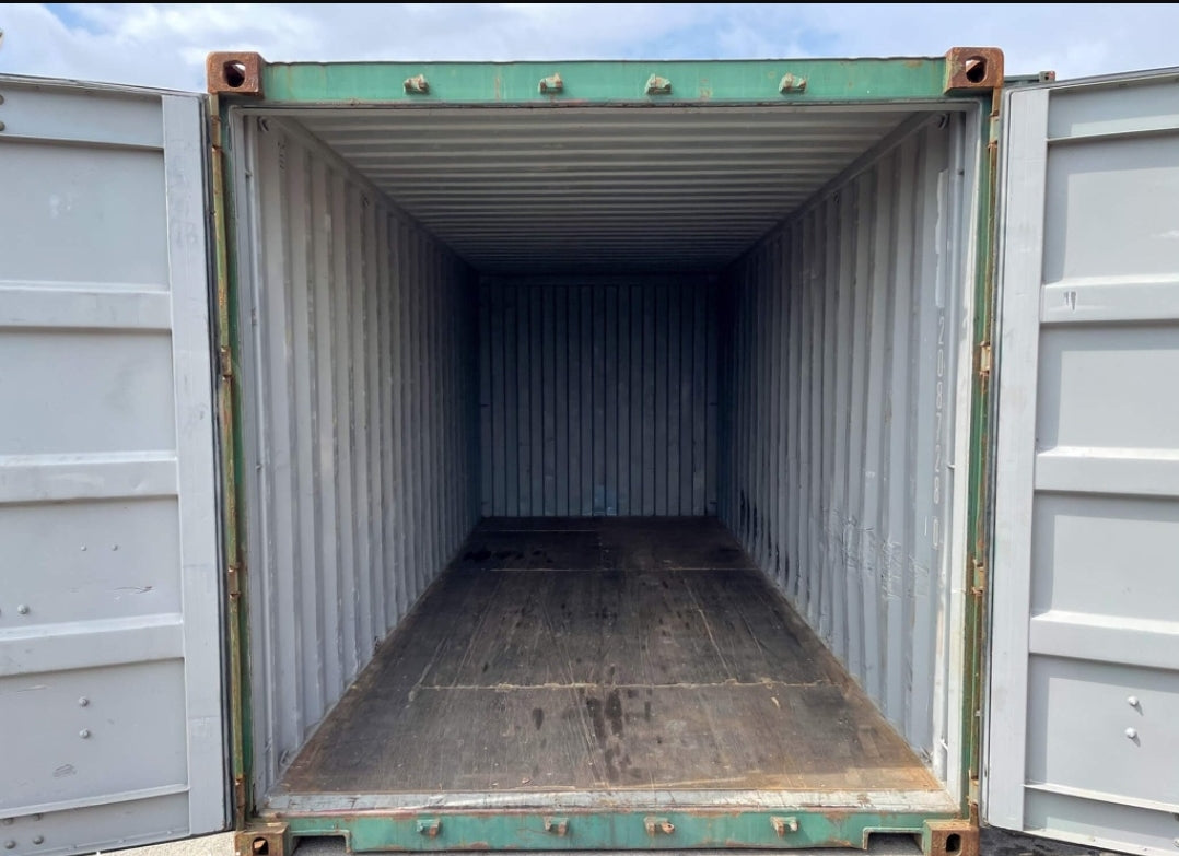 CONTENTOR DE TRANSPORTE USADO DE 20 PÉS