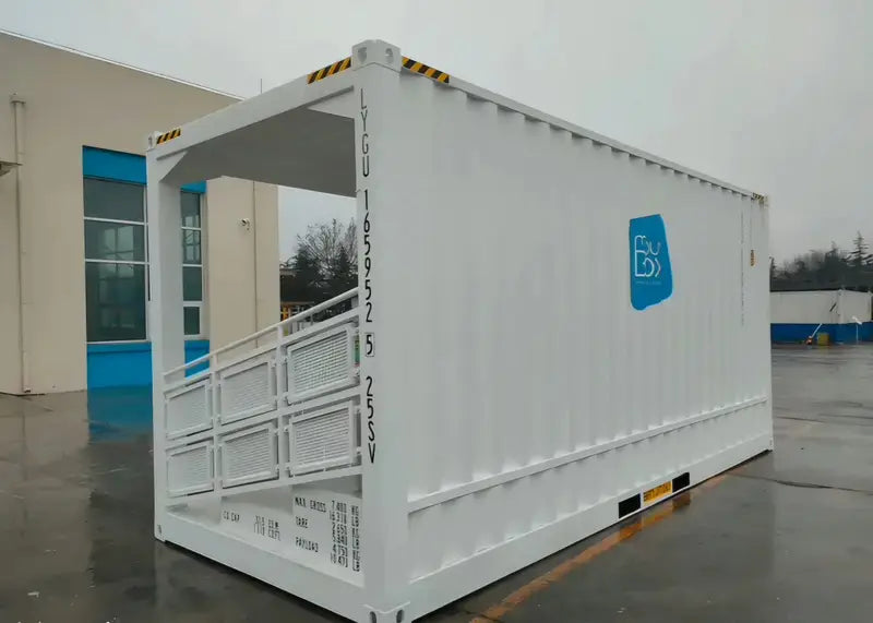 Suporte para contentores de 20 pés com vários níveis