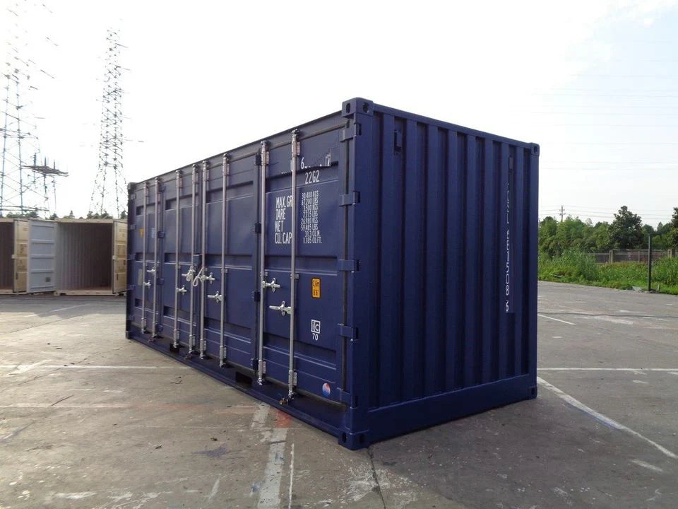 CONTENTOR DE TRANSPORTE DE 20 PÉS COM ABERTURA LATERAL - NOVO