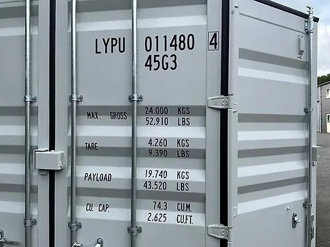 CONTENTOR DE TRANSPORTE HC 40 PÉS COM PORTAS LATERAIS - NOVO