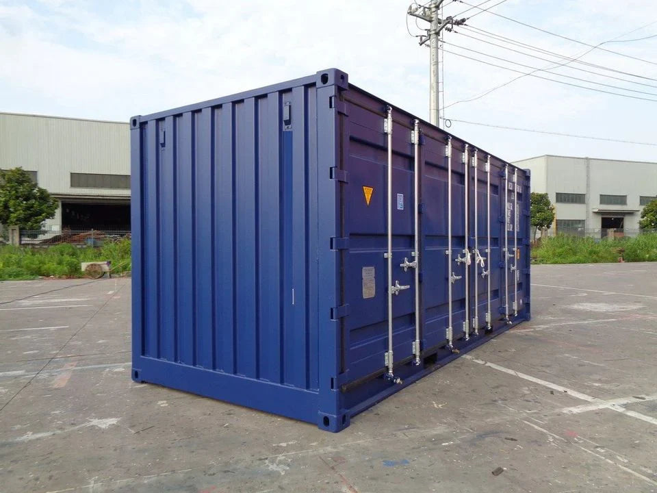 CONTENTOR DE TRANSPORTE DE 20 PÉS COM ABERTURA LATERAL - NOVO