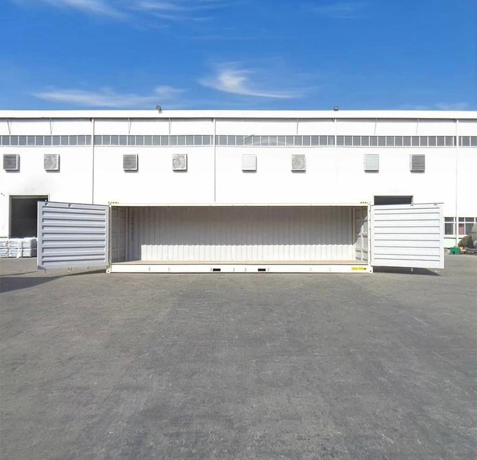 CONTENTOR DE TRANSPORTE MARÍTIMO "ABERTO" DE 40 PÉS - NOVO