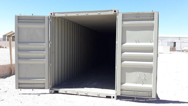 CONTENTOR DE TRANSPORTE USADO DE 40 PÉS HIGH CUB